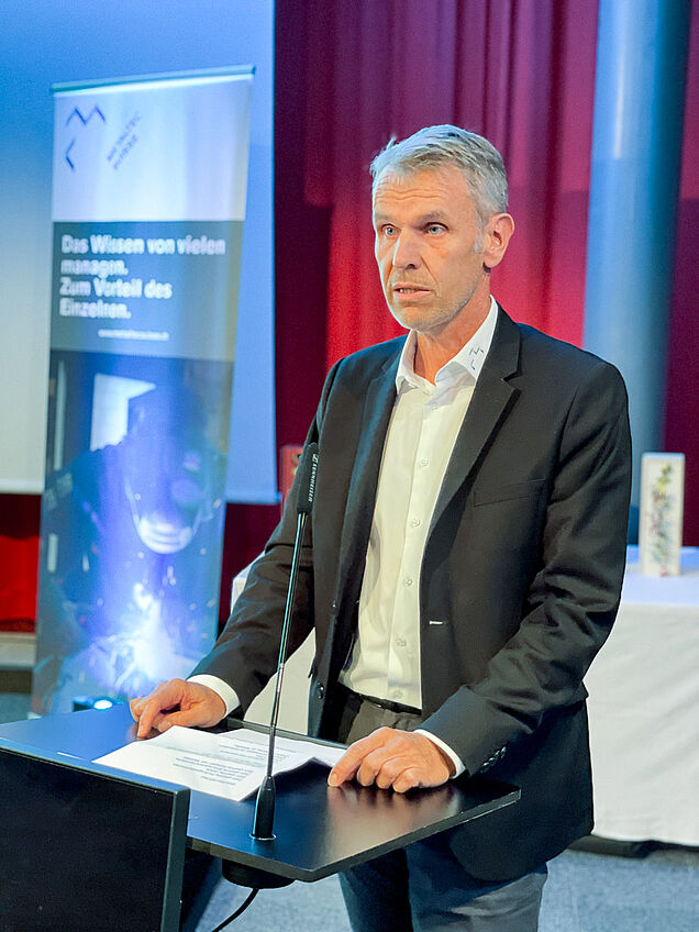 Gastredner Peter Meier, Zentralpräsident AM Suisse.